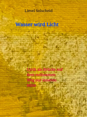 cover image of Wasser wird Licht